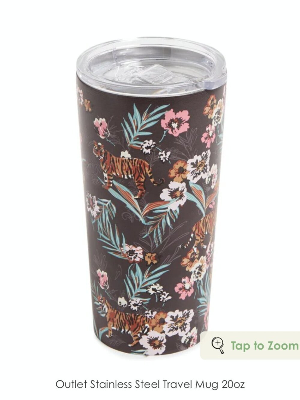 Vera Bradley Bali Jungle Travel Mug 20 oz NWT